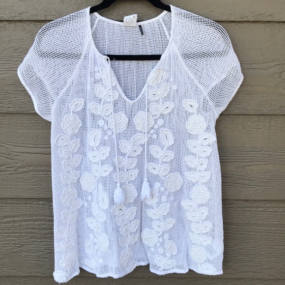 Akemi + Kin mesh embroidered T-shirt - Picture 2 of 7